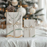 Aloha Lei Mikioi Wrapping Paper Beige Polynesian Tribal Tatau Pattern - Polynesian Pride