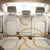 Aloha Lei Mikioi Back Car Seat Cover Gold Polynesian Tribal Tatau Pattern