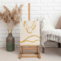 Aloha Lei Mikioi Canvas Wall Art Gold Polynesian Tribal Tatau Pattern LT9 - Polynesian Pride