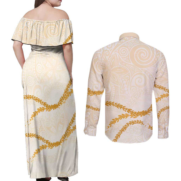 (Custom Personalised) Federated States of Micronesia Long Sleeve Shirt Gold Polynesian Wave Style LT9