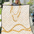Aloha Lei Mikioi Quilt Gold Polynesian Tribal Tatau Pattern
