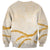 Aloha Lei Mikioi Sweatshirt Gold Polynesian Tribal Tatau Pattern