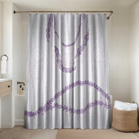 Aloha Lei Mikioi Bathroom Set Purple Polynesian Tribal Tatau Pattern - Polynesian Pride