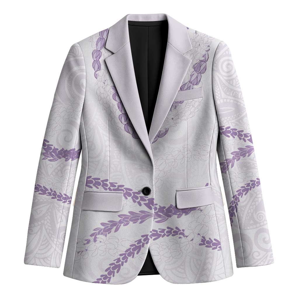 Aloha Lei Mikioi Blazer Purple Polynesian Tribal Tatau Pattern - Polynesian Pride