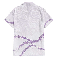 Aloha Lei Mikioi Hawaiian Shirt Purple Polynesian Tribal Tatau Pattern LT9 - Polynesian Pride