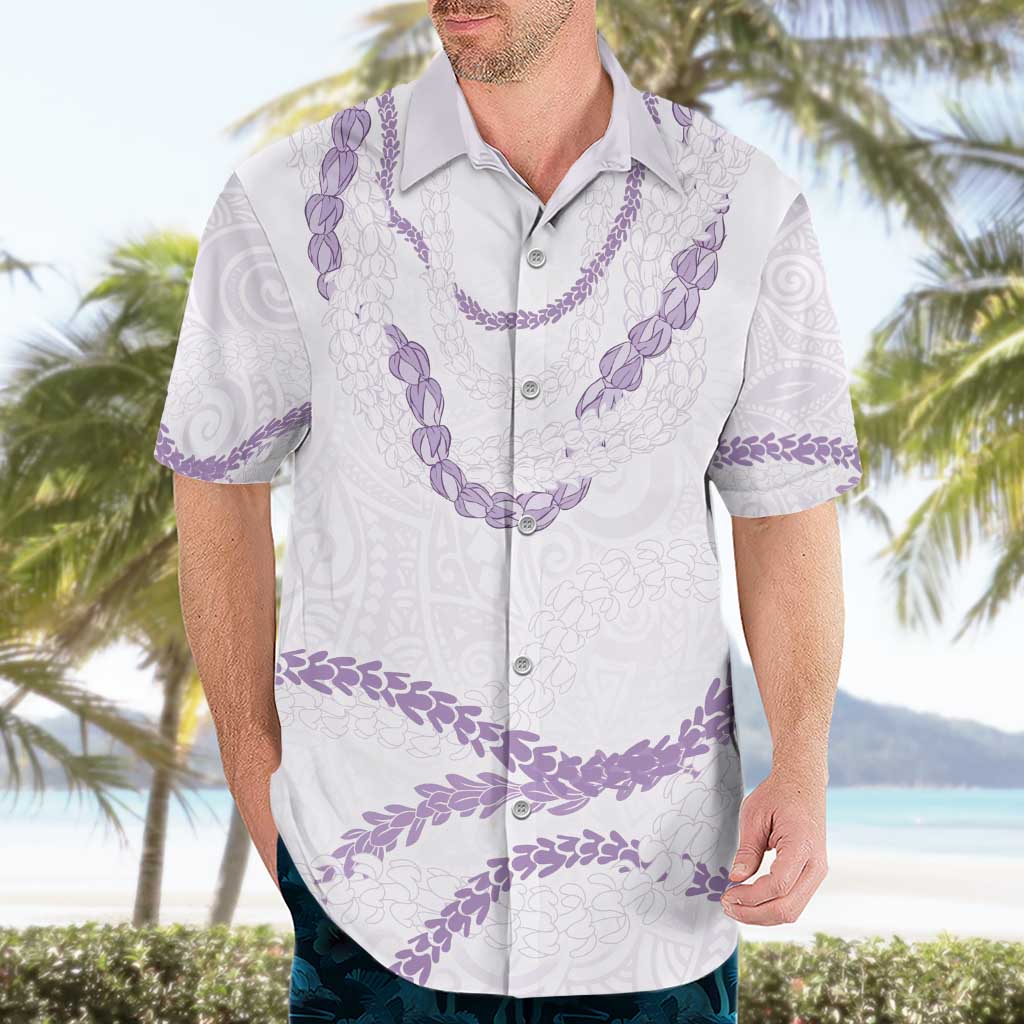 Aloha Lei Mikioi Hawaiian Shirt Purple Polynesian Tribal Tatau Pattern LT9 - Polynesian Pride