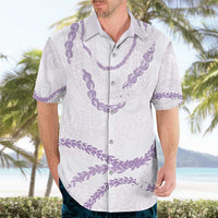 Aloha Lei Mikioi Hawaiian Shirt Purple Polynesian Tribal Tatau Pattern LT9 - Polynesian Pride
