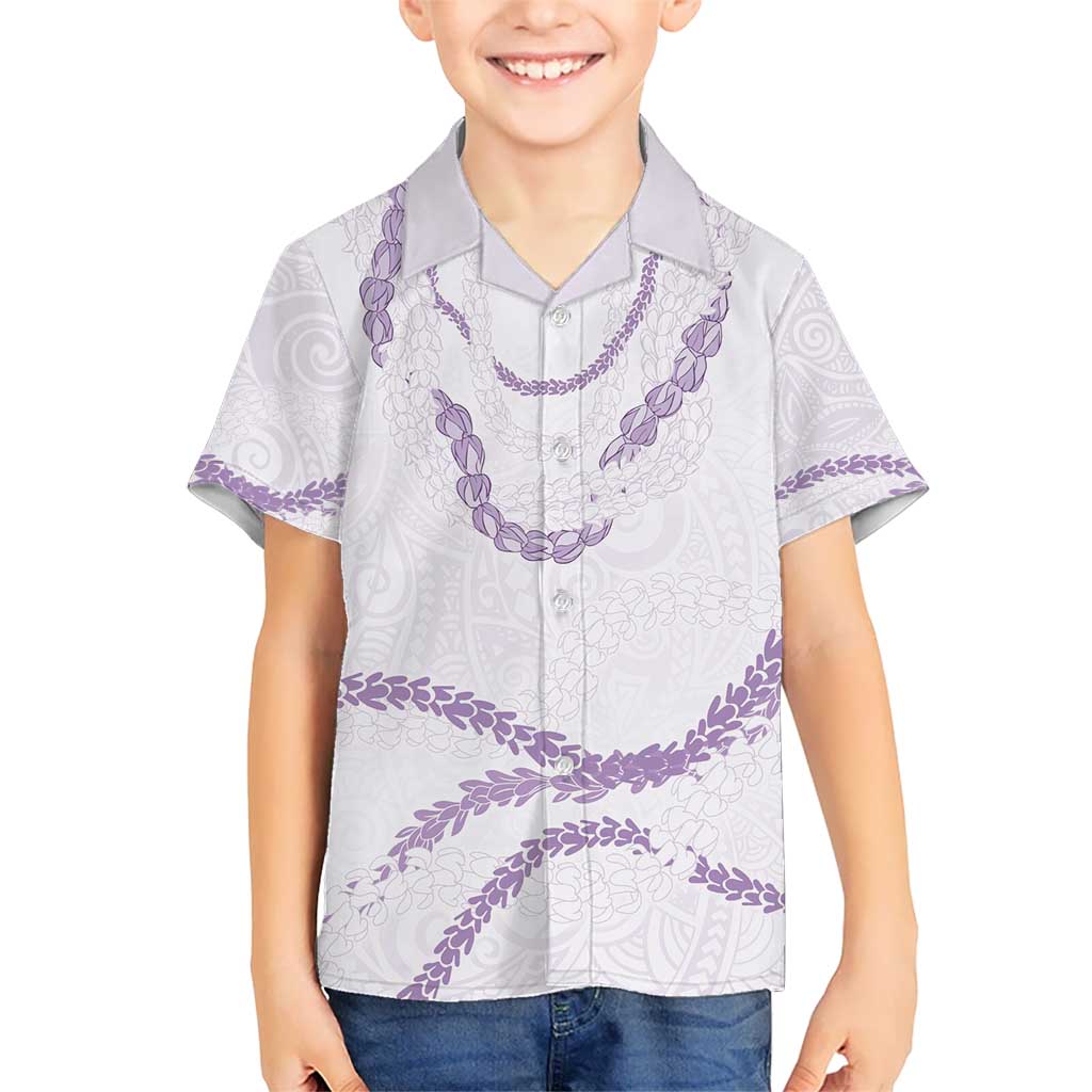Aloha Lei Mikioi Hawaiian Shirt Purple Polynesian Tribal Tatau Pattern LT9 - Polynesian Pride