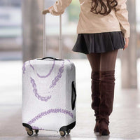 Aloha Lei Mikioi Luggage Cover Purple Polynesian Tribal Tatau Pattern LT9 - Polynesian Pride