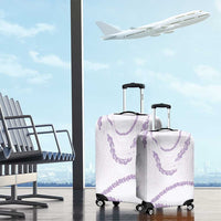 Aloha Lei Mikioi Luggage Cover Purple Polynesian Tribal Tatau Pattern LT9 - Polynesian Pride