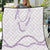Aloha Lei Mikioi Quilt Purple Polynesian Tribal Tatau Pattern