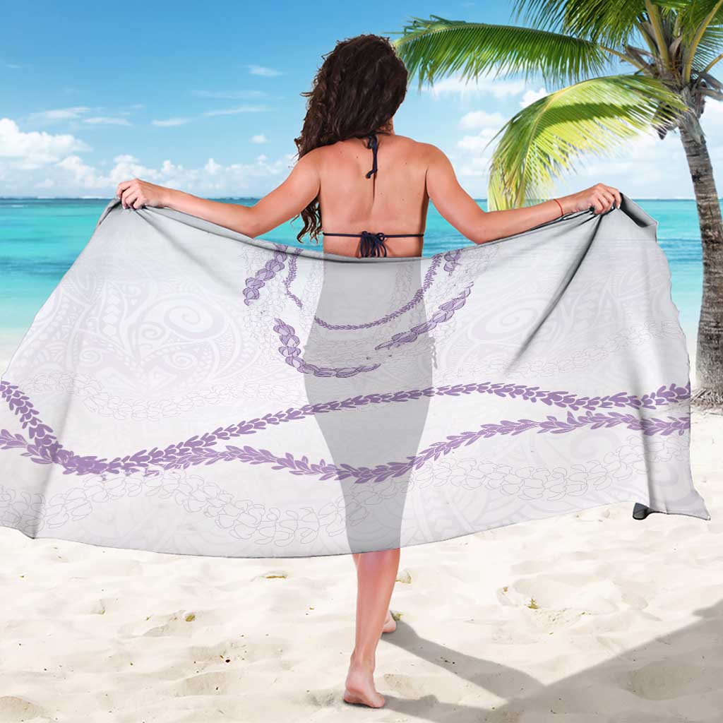 Aloha Lei Mikioi Sarong Purple Polynesian Tribal Tatau Pattern