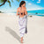 Aloha Lei Mikioi Sarong Purple Polynesian Tribal Tatau Pattern