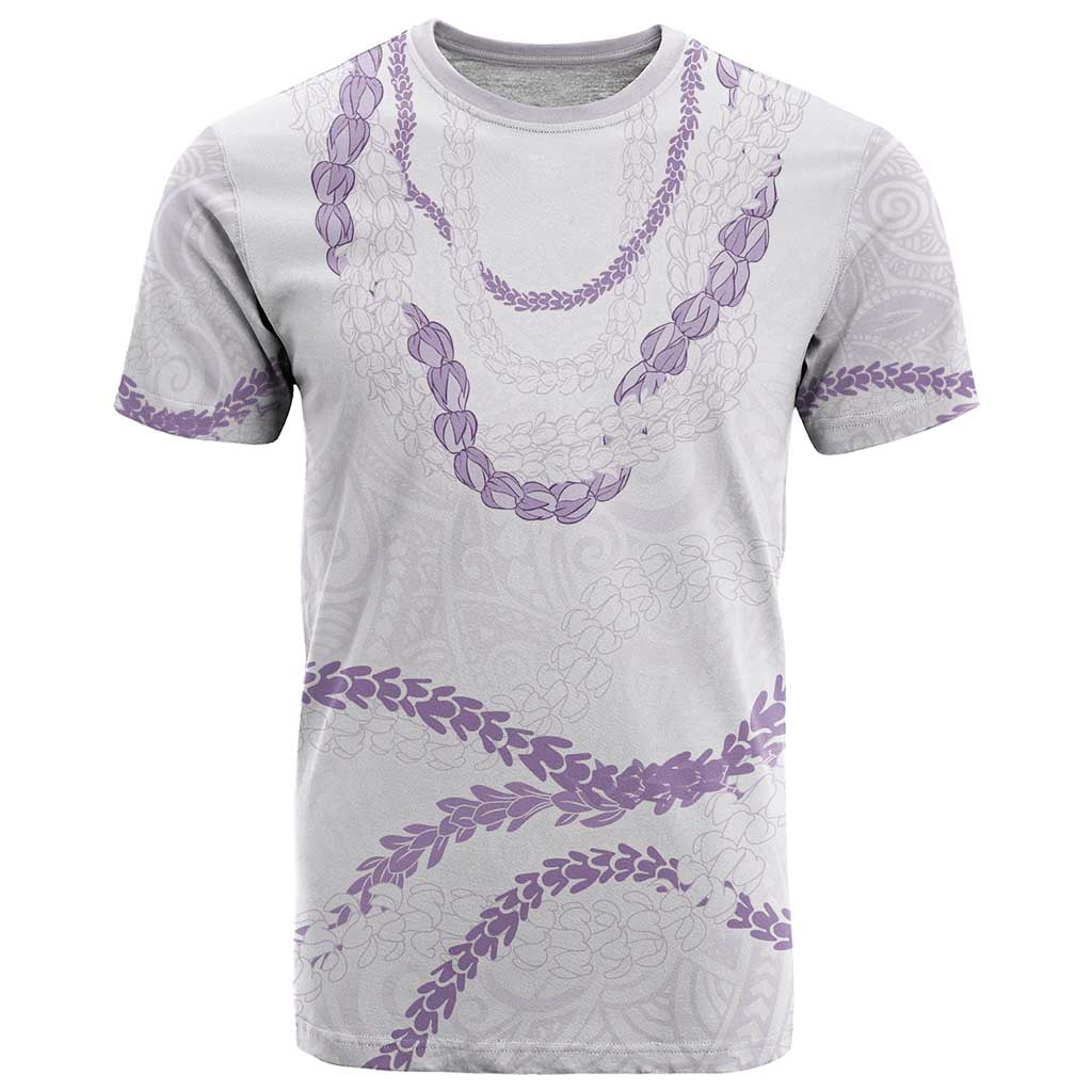 Aloha Lei Mikioi T Shirt Purple Polynesian Tribal Tatau Pattern