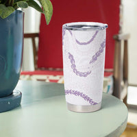 Aloha Lei Mikioi Tumbler Cup Purple Polynesian Tribal Tatau Pattern LT9 - Polynesian Pride