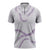 Aloha Lei Mikioi Zipper Polo Shirt Purple Polynesian Tribal Tatau Pattern - Polynesian Pride