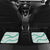 Aloha Lei Mikioi Car Mats Sage Green Polynesian Tribal Tatau Pattern