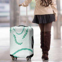 Aloha Lei Mikioi Luggage Cover Sage Green Polynesian Tribal Tatau Pattern LT9 - Polynesian Pride