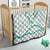 Aloha Lei Mikioi Quilt Sage Green Polynesian Tribal Tatau Pattern