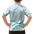 Aloha Lei Mikioi Family Matching Puletasi and Hawaiian Shirt Teal Polynesian Tribal Tatau Pattern