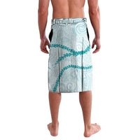 Aloha Lei Mikioi Lavalava Teal Polynesian Tribal Tatau Pattern