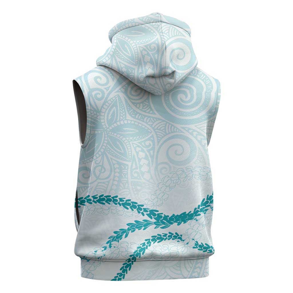 Aloha Lei Mikioi Sleeveless Zip Hoodie Aloha Lei Mikioi - Polynesian Pride