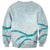 Aloha Lei Mikioi Sweatshirt Teal Polynesian Tribal Tatau Pattern