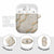 Aloha Pakalana and Puakenikeni Lei AirPods Case Beige Hawaiian Pattern - Polynesian Pride