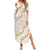 Aloha Pakalana and Puakenikeni Lei Family Matching Summer Maxi Dress and Hawaiian Shirt Beige Hawaiian Pattern