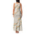 Aloha Pakalana and Puakenikeni Lei Family Matching Tank Maxi Dress and Hawaiian Shirt Beige Hawaiian Pattern