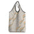 Aloha Pakalana and Puakenikeni Lei Grocery Bag Beige Hawaiian Pattern
