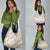Aloha Pakalana and Puakenikeni Lei Grocery Bag Beige Hawaiian Pattern