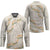 Aloha Pakalana and Puakenikeni Lei Hockey Jersey Beige Hawaiian Pattern - Polynesian Pride