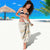 Aloha Pakalana and Puakenikeni Lei Sarong Beige Hawaiian Pattern