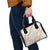 Aloha Pakalana and Puakenikeni Lei Shoulder Handbag Beige Hawaiian Pattern