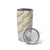 Aloha Pakalana and Puakenikeni Lei Tumbler Cup Beige Hawaiian Pattern