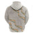 Aloha Pakalana and Puakenikeni Lei Zip Hoodie Beige Hawaiian Pattern