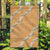 Aloha Pakalana and Puakenikeni Lei Garden Flag Gold Hawaiian Pattern