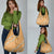 Aloha Pakalana and Puakenikeni Lei Grocery Bag Gold Hawaiian Pattern