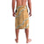 Aloha Pakalana and Puakenikeni Lei Lavalava Gold Hawaiian Pattern