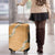 Aloha Pakalana and Puakenikeni Lei Luggage Cover Gold Hawaiian Pattern