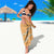 Aloha Pakalana and Puakenikeni Lei Sarong Gold Hawaiian Pattern