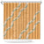 Aloha Pakalana and Puakenikeni Lei Shower Curtain Gold Hawaiian Pattern