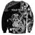 Personalised New Zealand Potae Pango Cricket Sweatshirt Special Maori Hei Tiki Tribal Tattoo