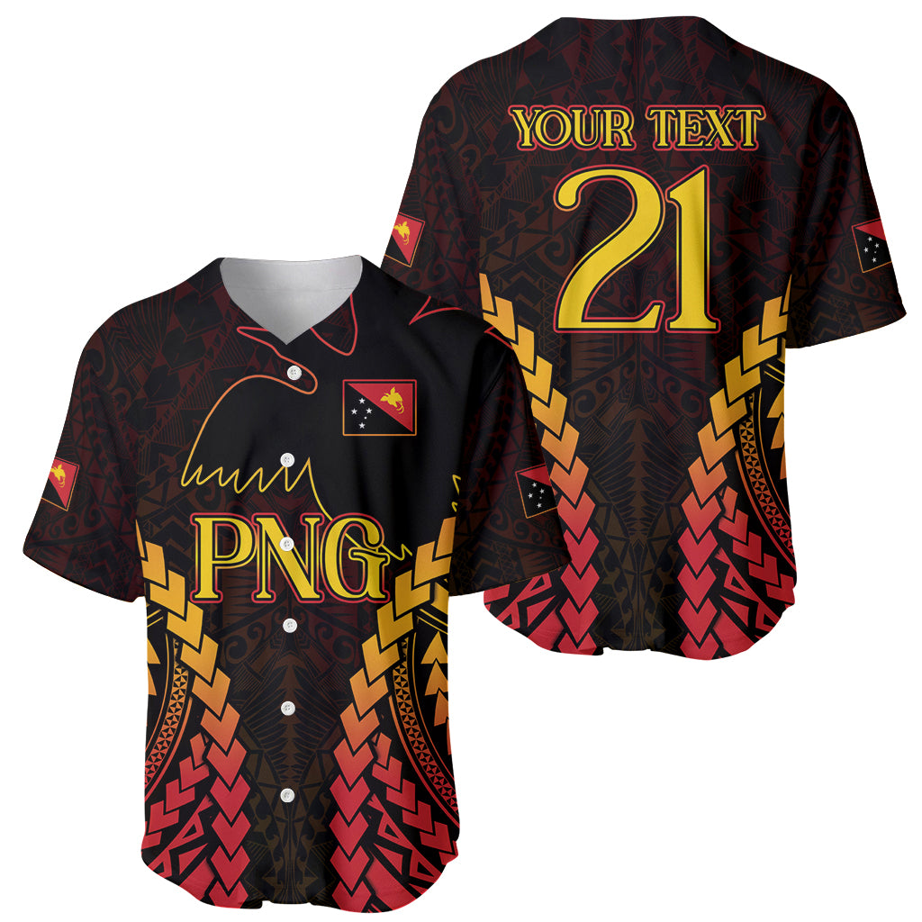 Custom Papua New Guinea Cricket Baseball Jersey Go Barramundis