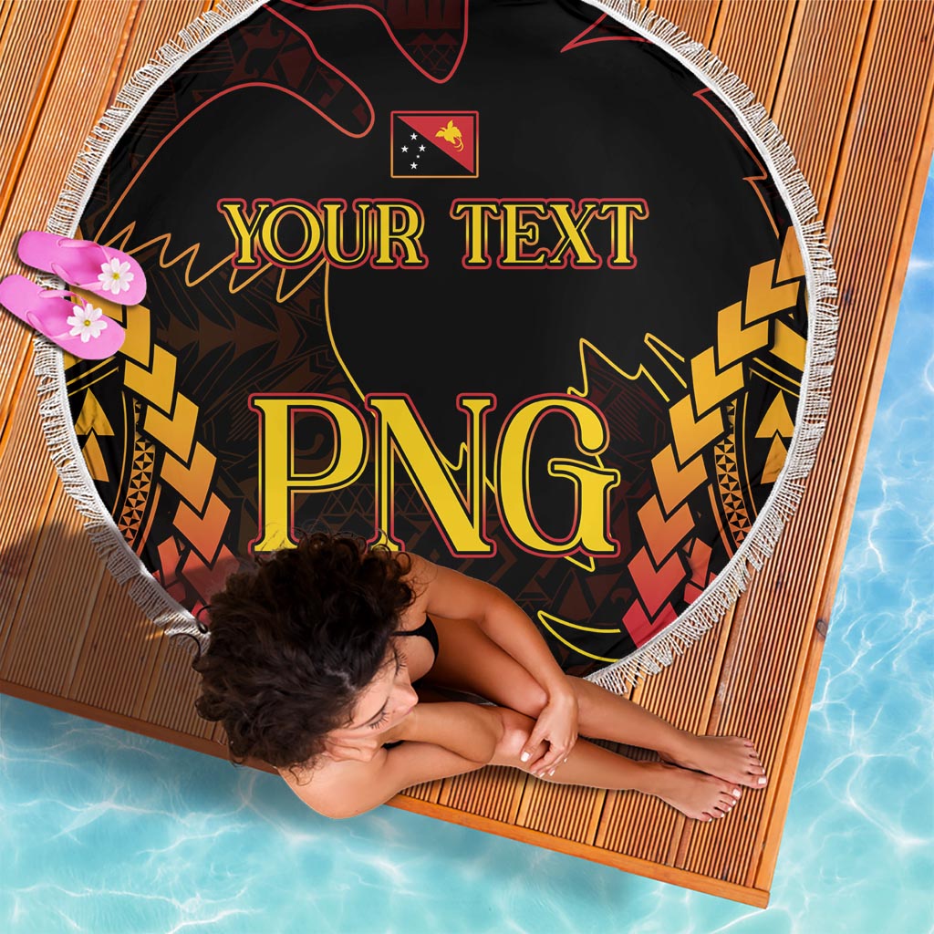 Custom Papua New Guinea Cricket Beach Blanket Go Barramundis