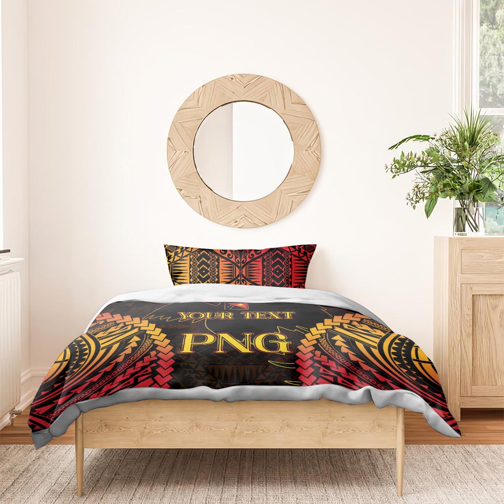Custom Papua New Guinea Cricket Bedding Set Go Barramundis LT9 - Polynesian Pride