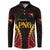 Custom Papua New Guinea Cricket Button Sweatshirt Go Barramundis