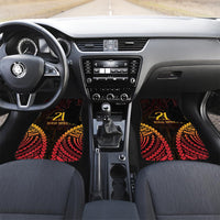 Custom Papua New Guinea Cricket Car Mats Go Barramundis