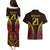 Custom Papua New Guinea Cricket Couples Matching Puletasi and Hawaiian Shirt Go Barramundis